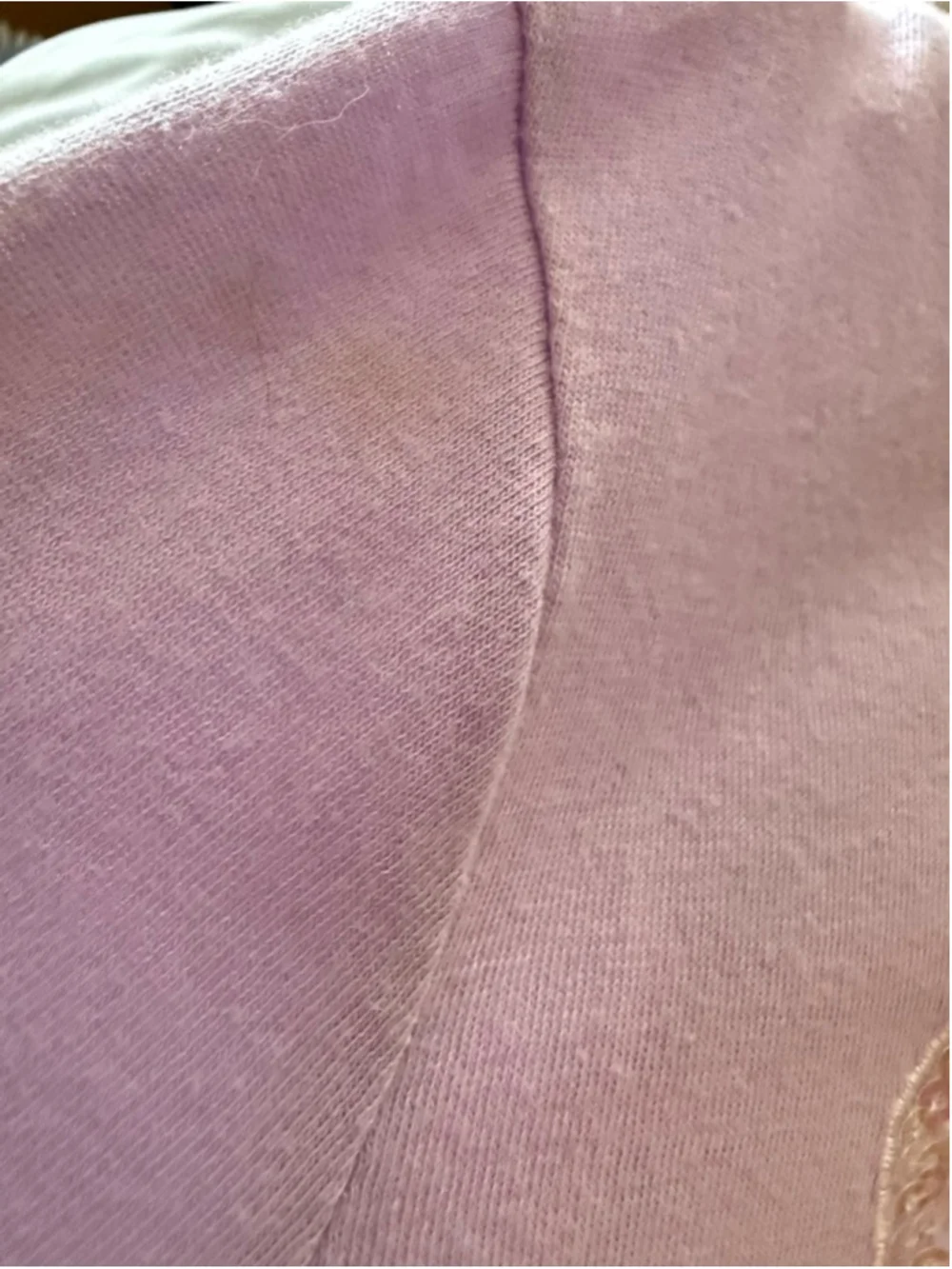 Gap Kids Lavender Long Sleeve Sequin Logo Tee Purple size Small 100% Cotton